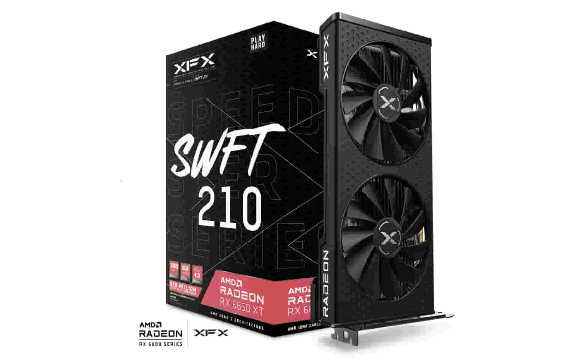 GPU AMD RX 6650XT 8GB XFX SWIFT 210